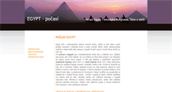 Desktop Screenshot of egypt-pocasi.cestujlevne.info